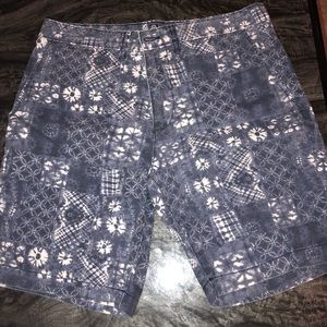Men's Slim Fit Patterned Shorts